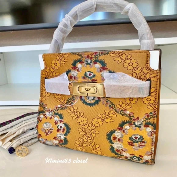 🚫SOLD🚫🌈NEW🏵Tory Burch Lee Radziwill petite double bag/satchel bag/crossbody - Picture 16 of 16